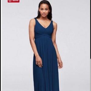 David's Bridal Floor Length Dress
